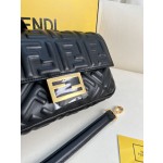 FENDI Baguette Leather Handbag Model Number: 211